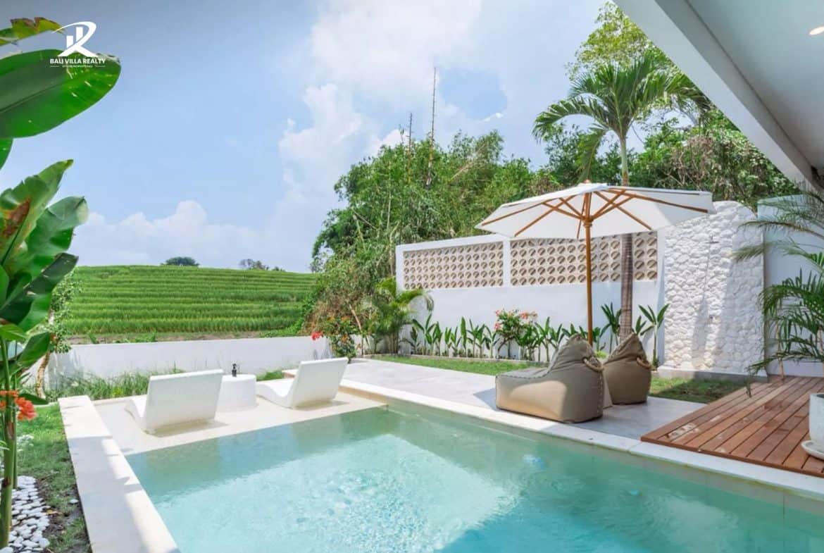 Secure Leasehold Boho Chic 2BR Buduk Panoramic Villa with Ricefield Views
