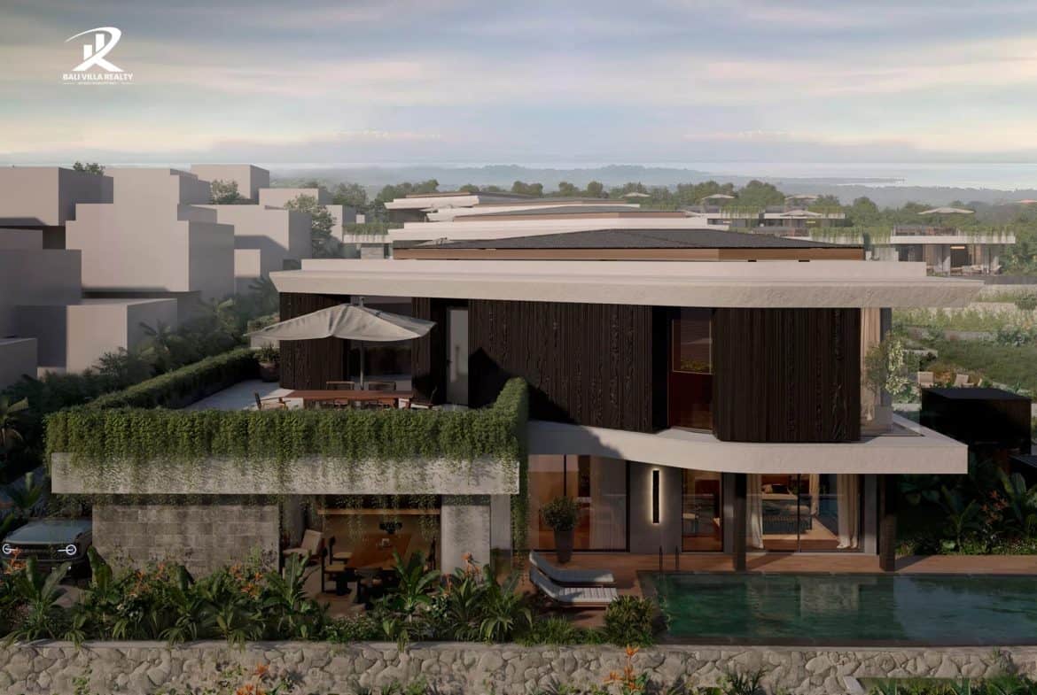 Modern Tropical 4BR Luxury Nusa Dua Villa with Ocean View for Leasehold