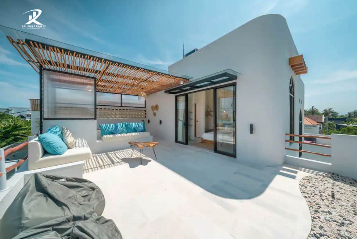 Modern Mediterranean-Style 2 Bedroom Villa For Sale Leasehold in Canggu Bali