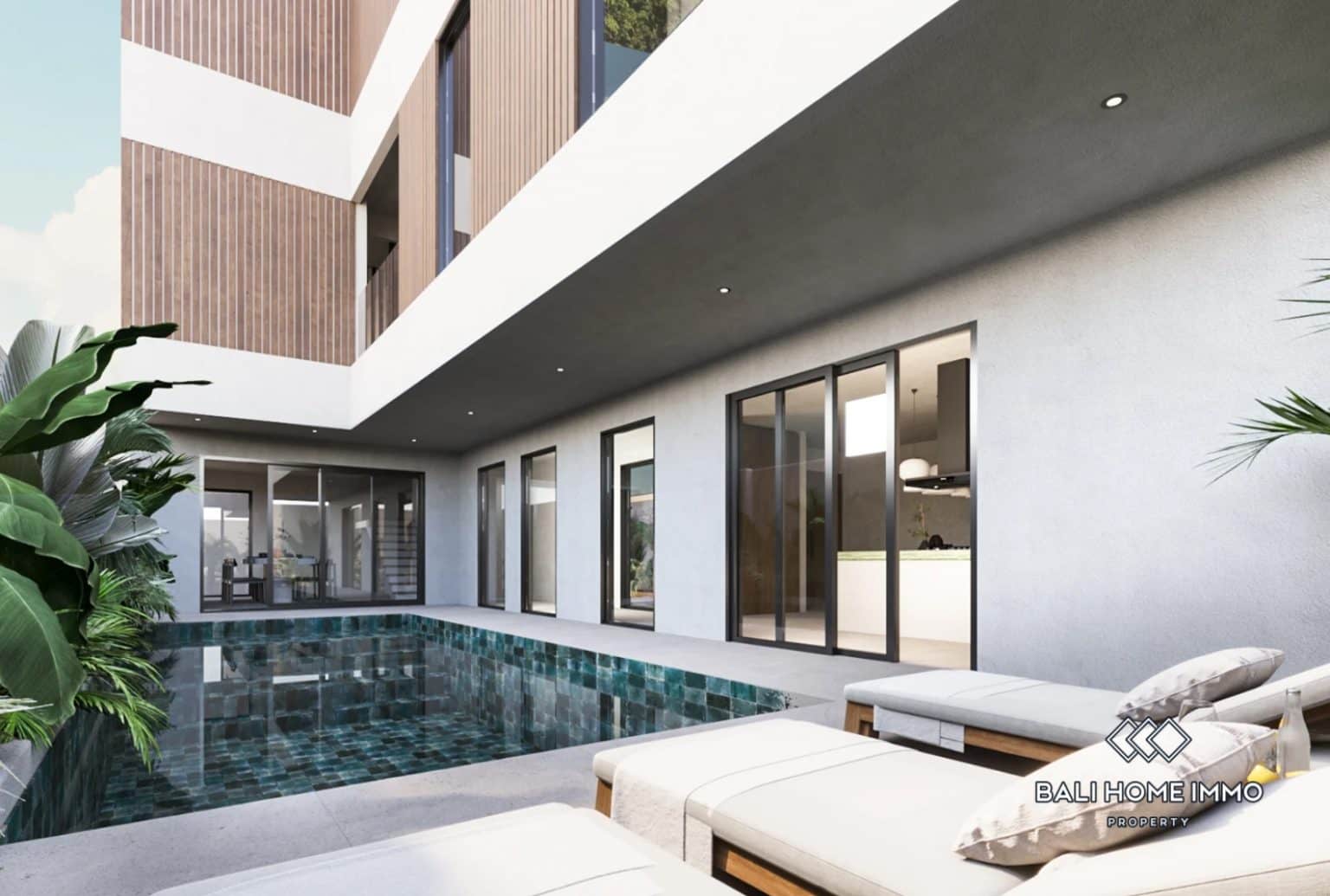 Off Plan Modern 3 Bedroom Ocean View Villas for Sale Leasehold in Pecatu - RF10794A