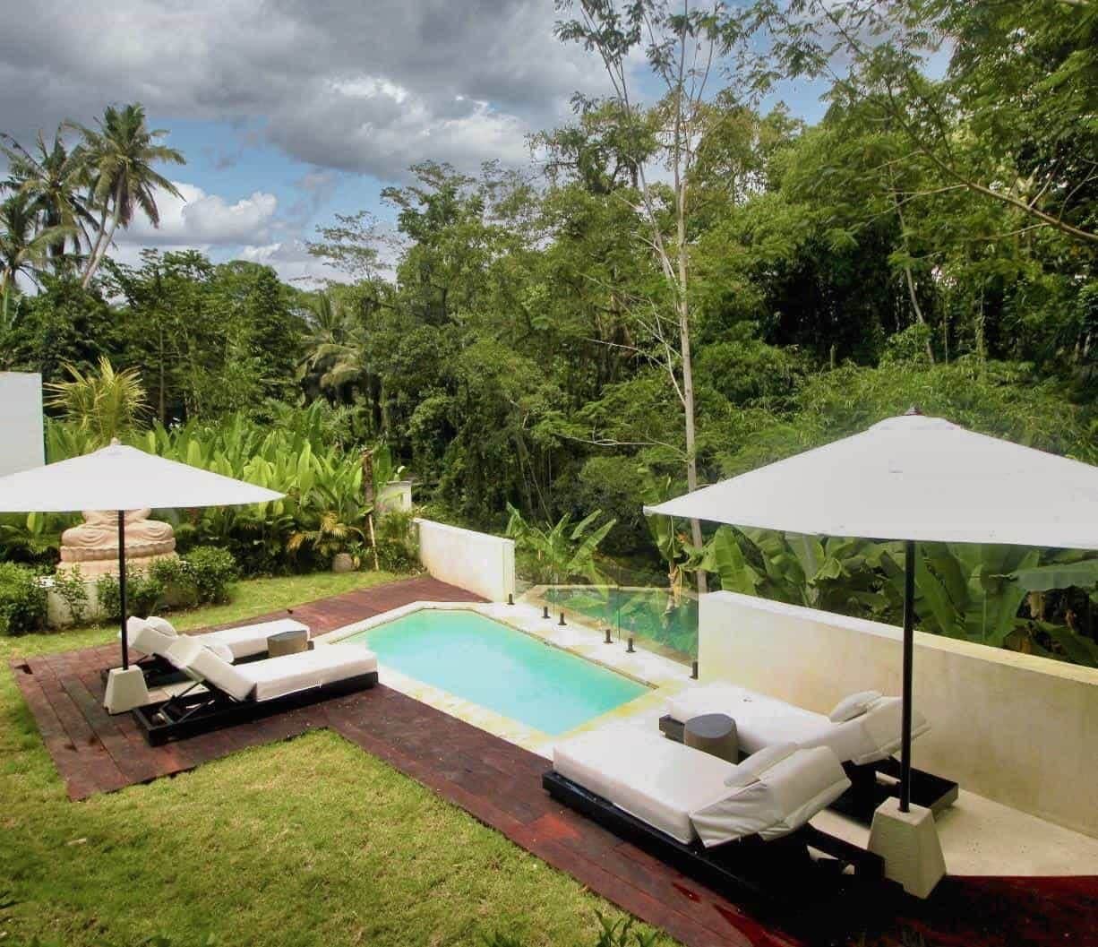 Tropical Contemporary Design 4 Bedroom Villa for Sale Leasehold in Ubud