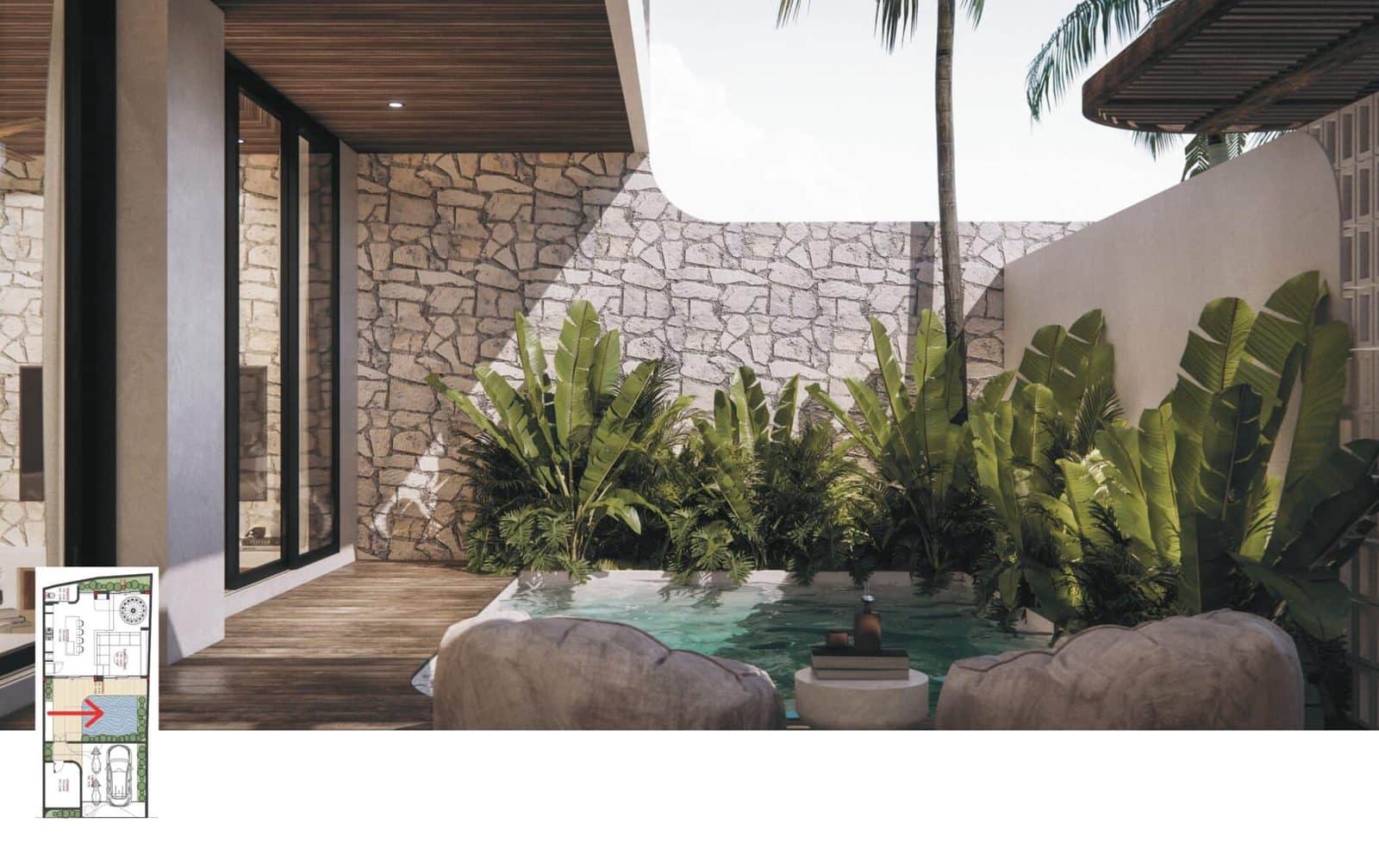 2-bedroom leasehold villa in Pererenan — photo 4 of 5