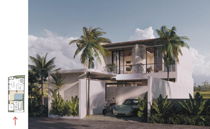 2-bedroom leasehold villa in Pererenan — photo 2 of 5