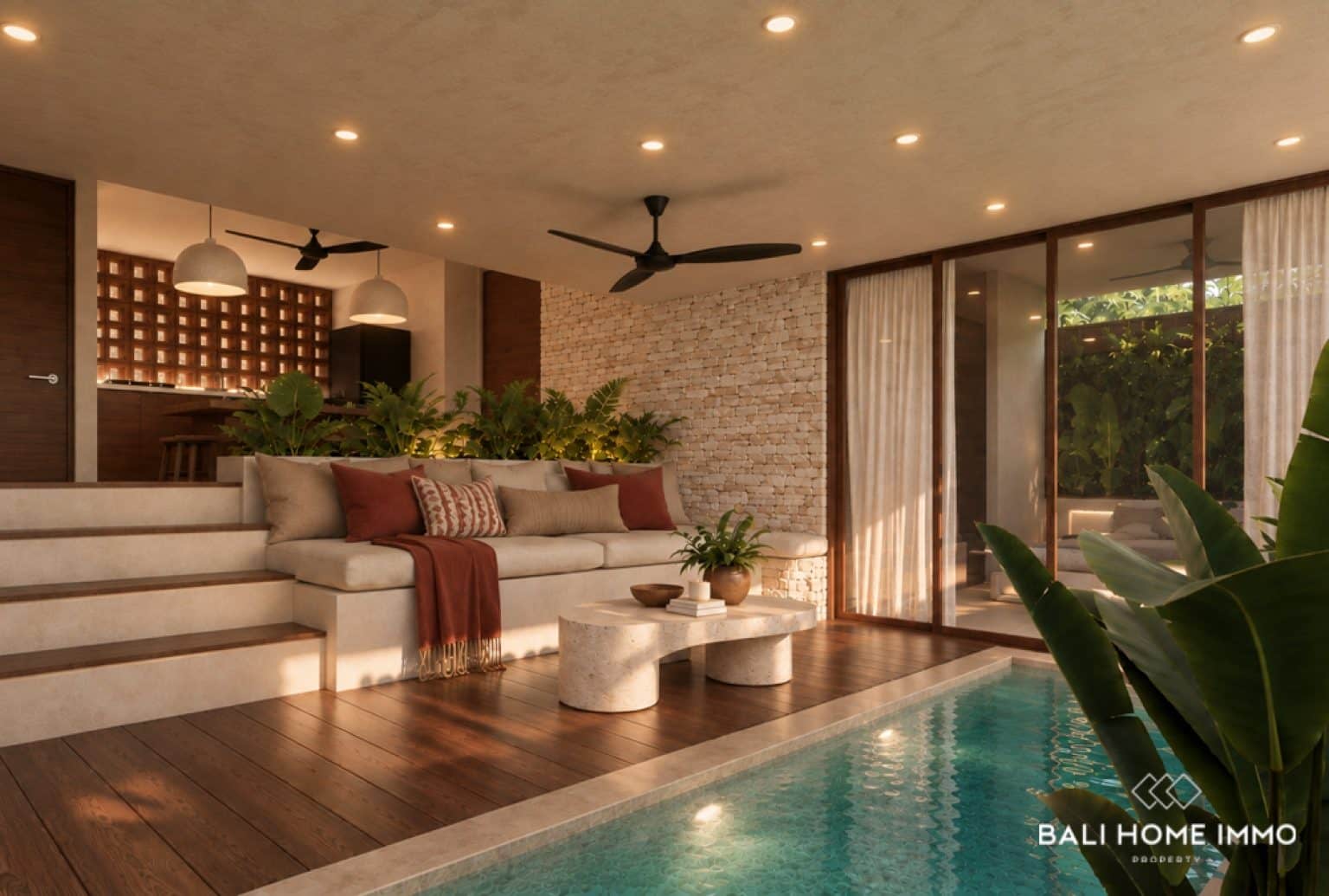 Off Plan Tropical 2 Bedroom Apartment for Sale Leasehold in Uluwatu