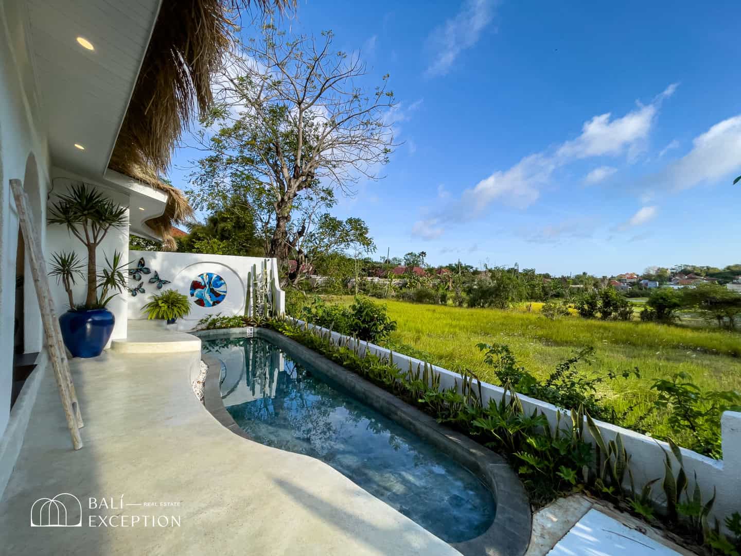 Contemporary Design with Greenery View 3 Bedroom Villa for Sale Leasehold in Ungasan Be-1296