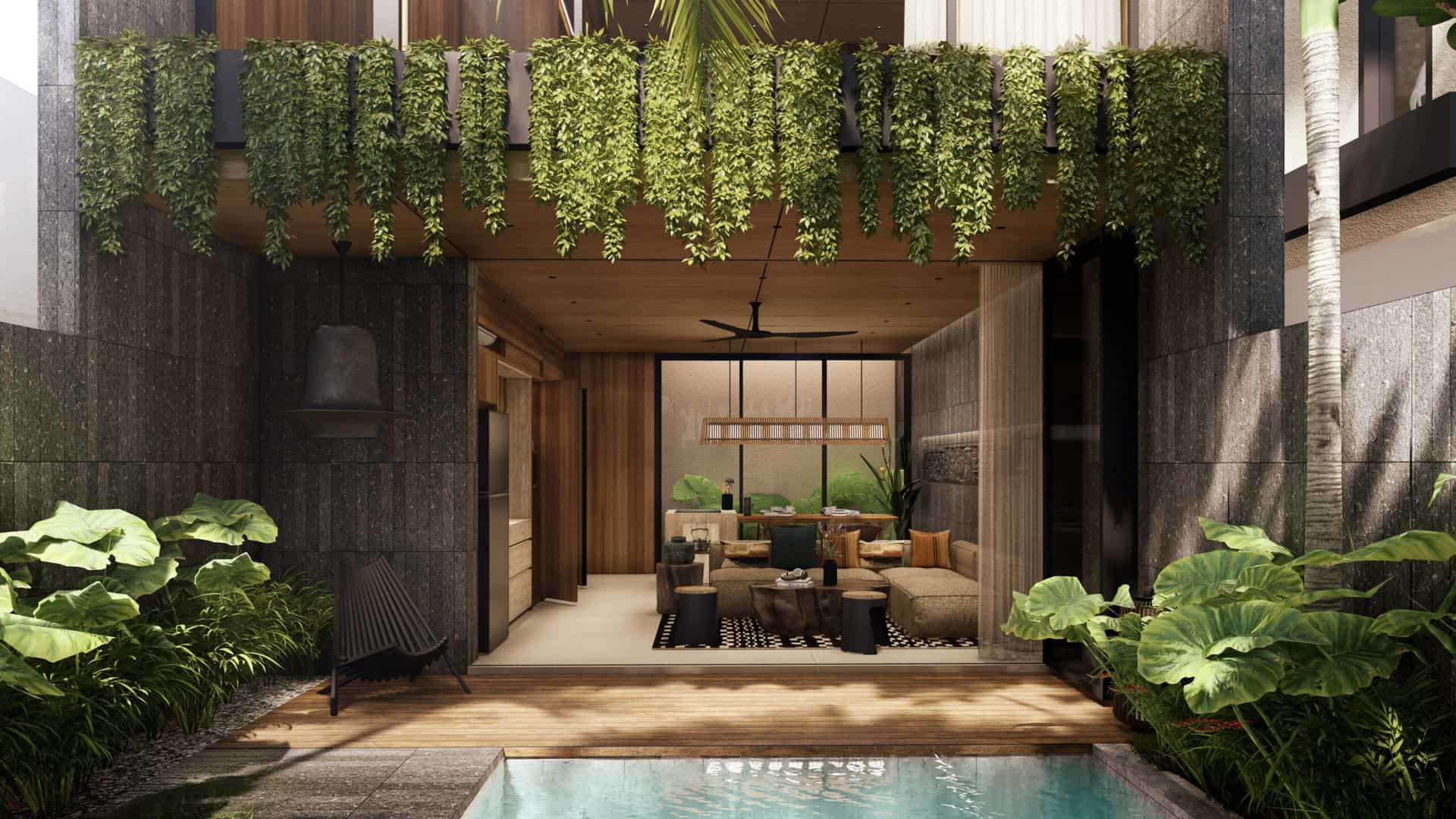 Off Plan 1/2/3 Bedroom Villa on Berawa Beach Freehold Be-1869