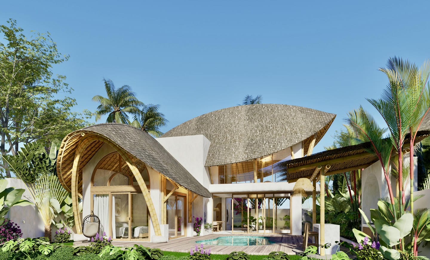 Offplan 3 Bedroom Villa for Sale Leasehold in Ubud Be-2399