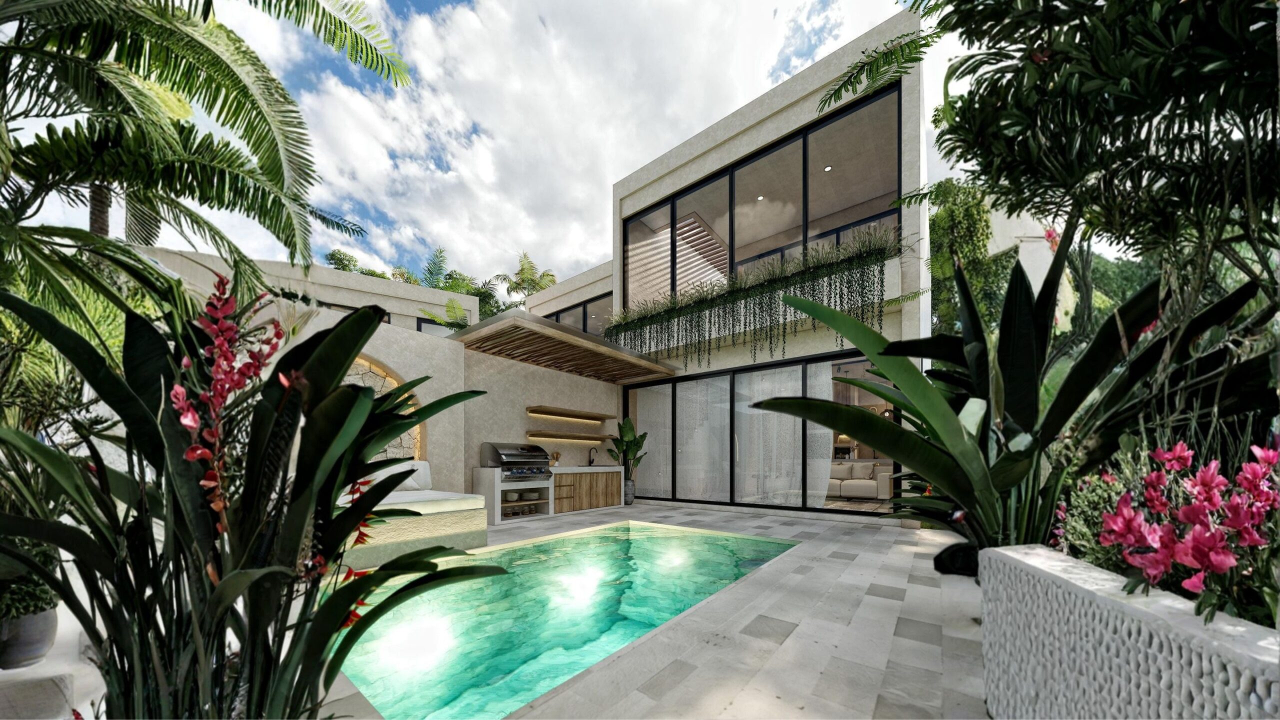 Offplan 2 Bedroom Villa for Sale Leasehold in Ungasan Be-2486