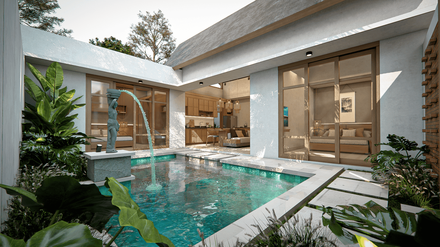 Offplan 2 Bedroom Villa for Sale Leasehold in Ungasan Be-2540