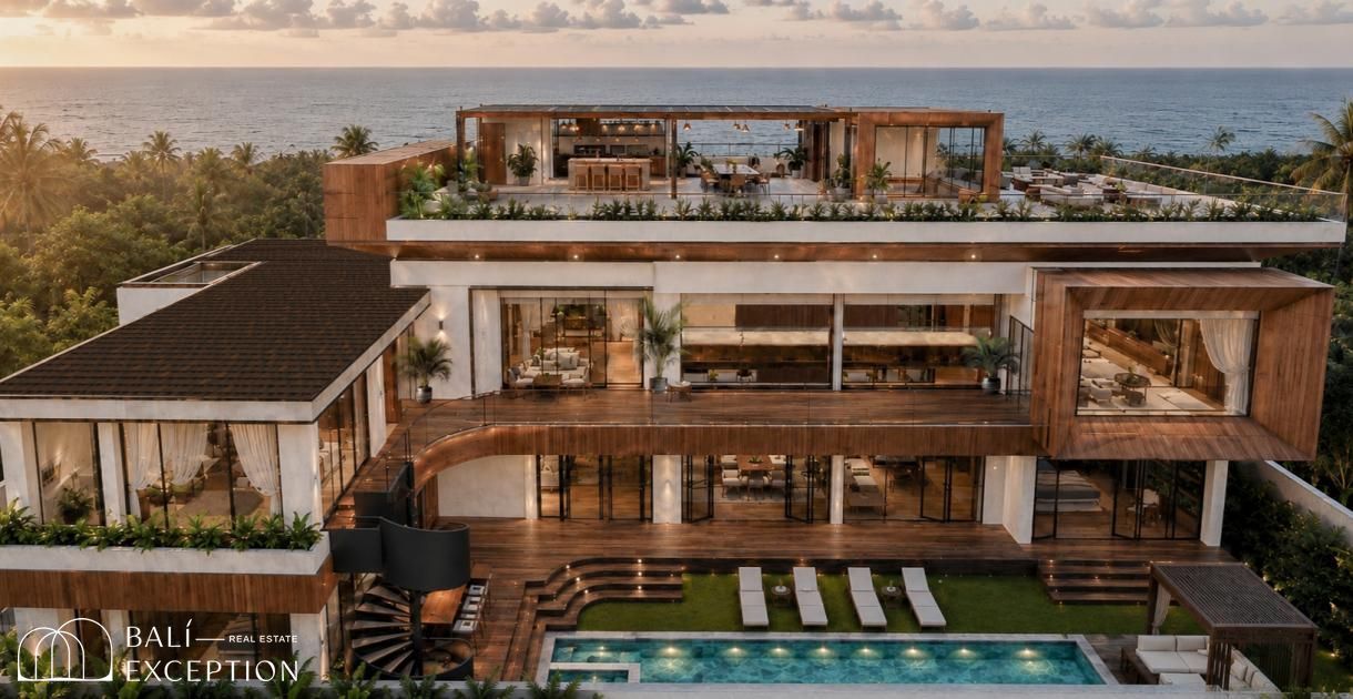 Modern Design 8 Bedroom Villa for Sale Freehold in Pecatu Be-2634