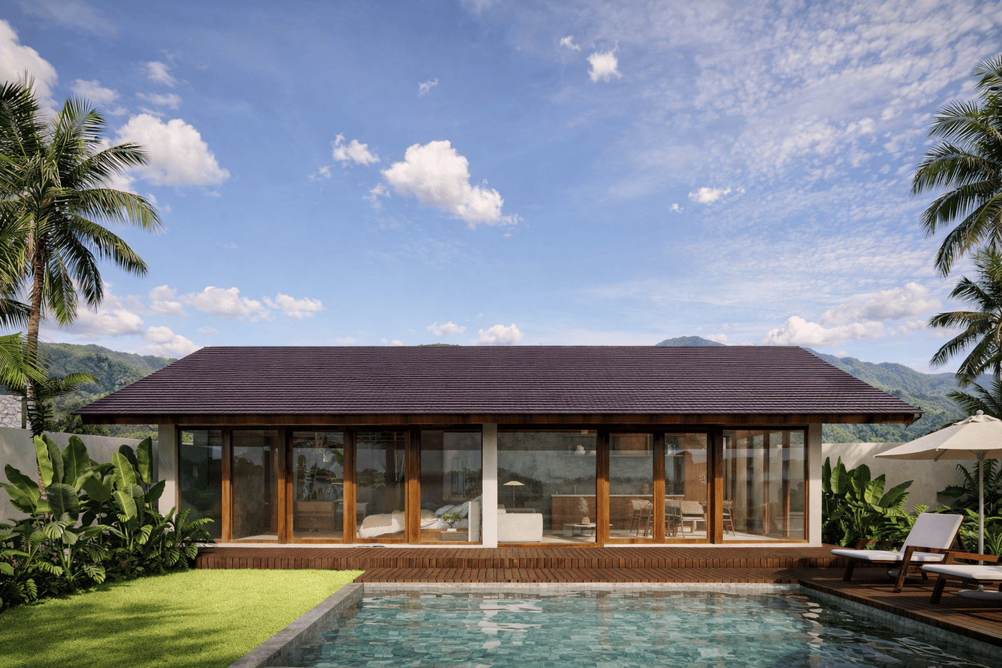 Offplan Ocean View 1 Bedroom Villa for Sale Leasehold/freehold in Lombok Be-2940