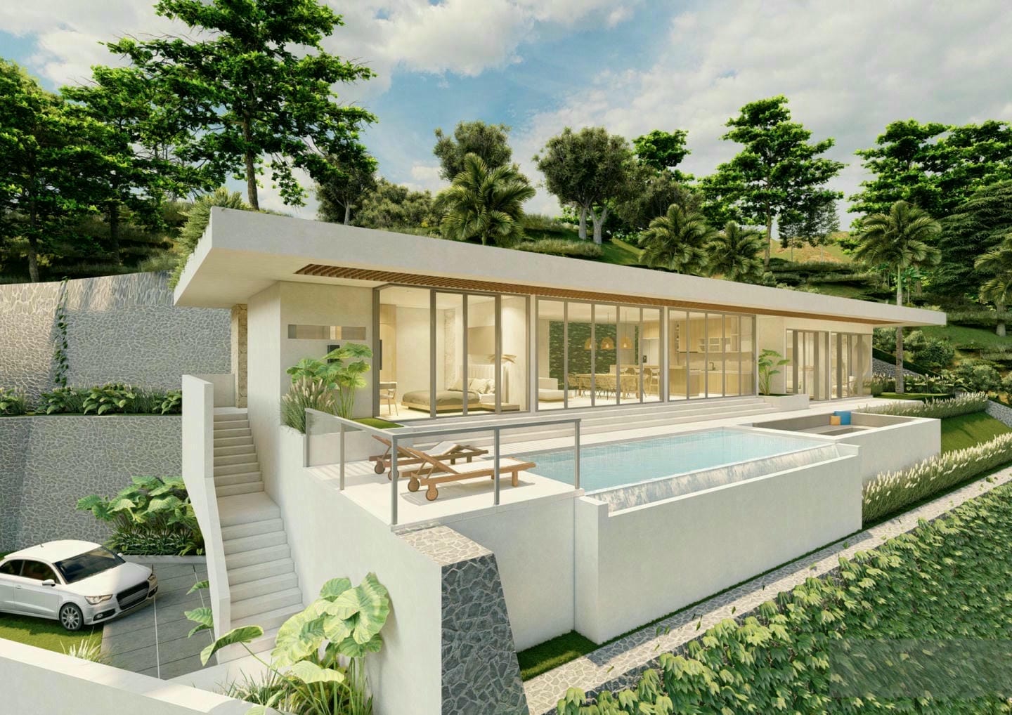 OFFPLAN OCEAN VIEW 3 BEDROOM VILLA FOR SALE FREEHOLD IN LOMBOK BE-2521