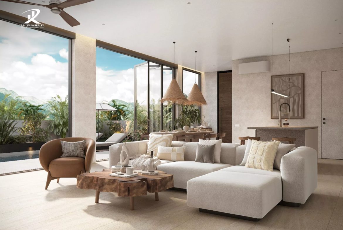 Panoramic Paradise: Exquisite 3BR Ubud Villa with Private Jacuzzi & Lush Views For Sale Leasehold