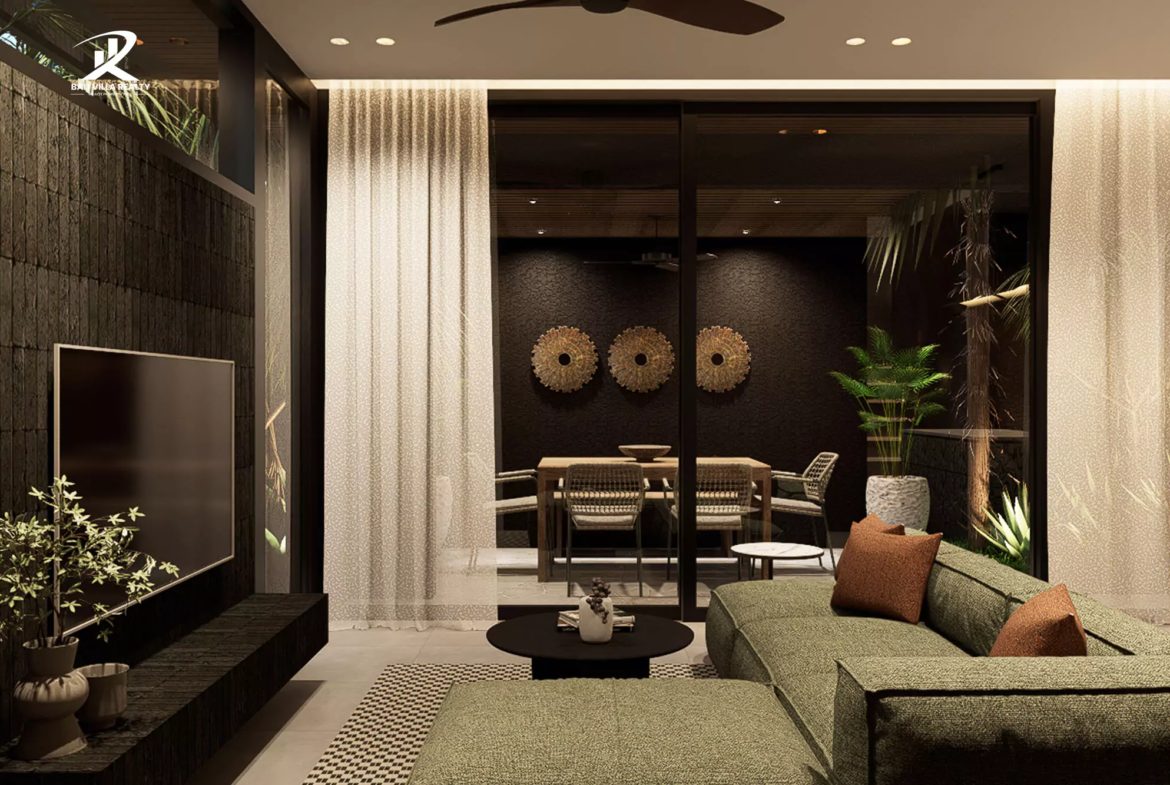 Canggu Freehold 2BR Villa for Sale: Contemporary Design Under Construction