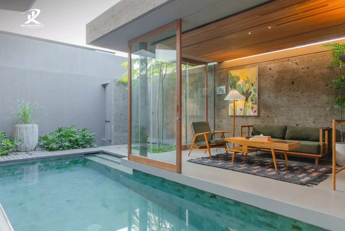 Modern Tropical 2 Bedrooms Villa For Sale Freehold in Canggu, Bali