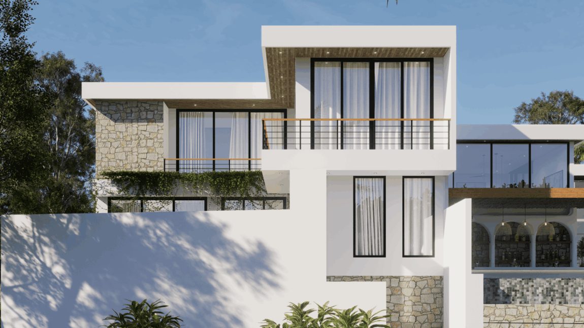 3 bedrooms modern villa in Balangan beachside 40 Years Lease !