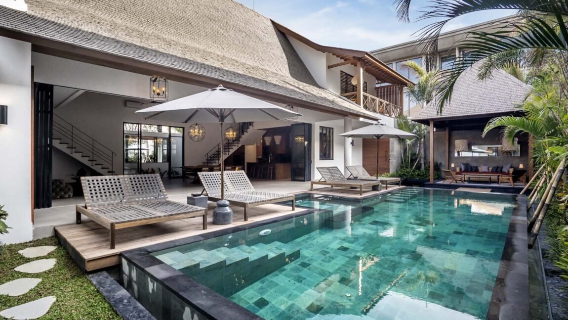 4 Bedroom Tropical Contemporary Villa Near Pererenan Beach – Leasehold