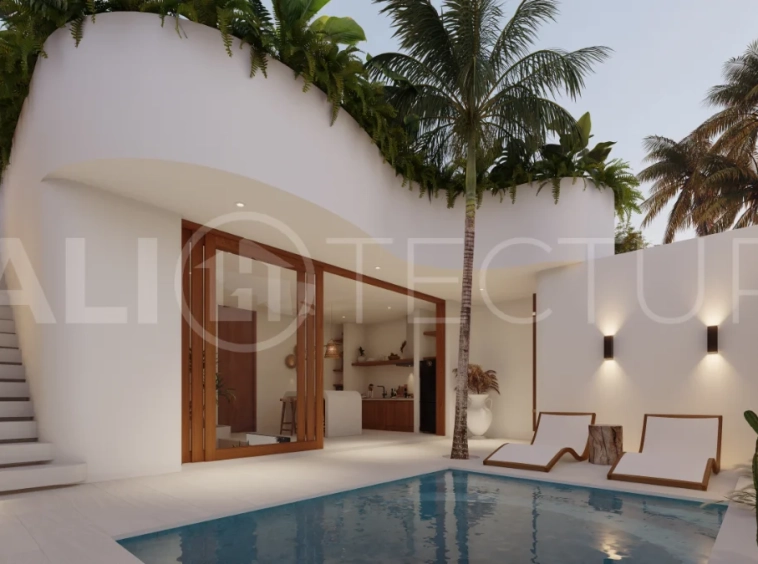 Stylish 1 Bedroom Off-Plan Villa with Rooftop Terrace near Balangan Beach