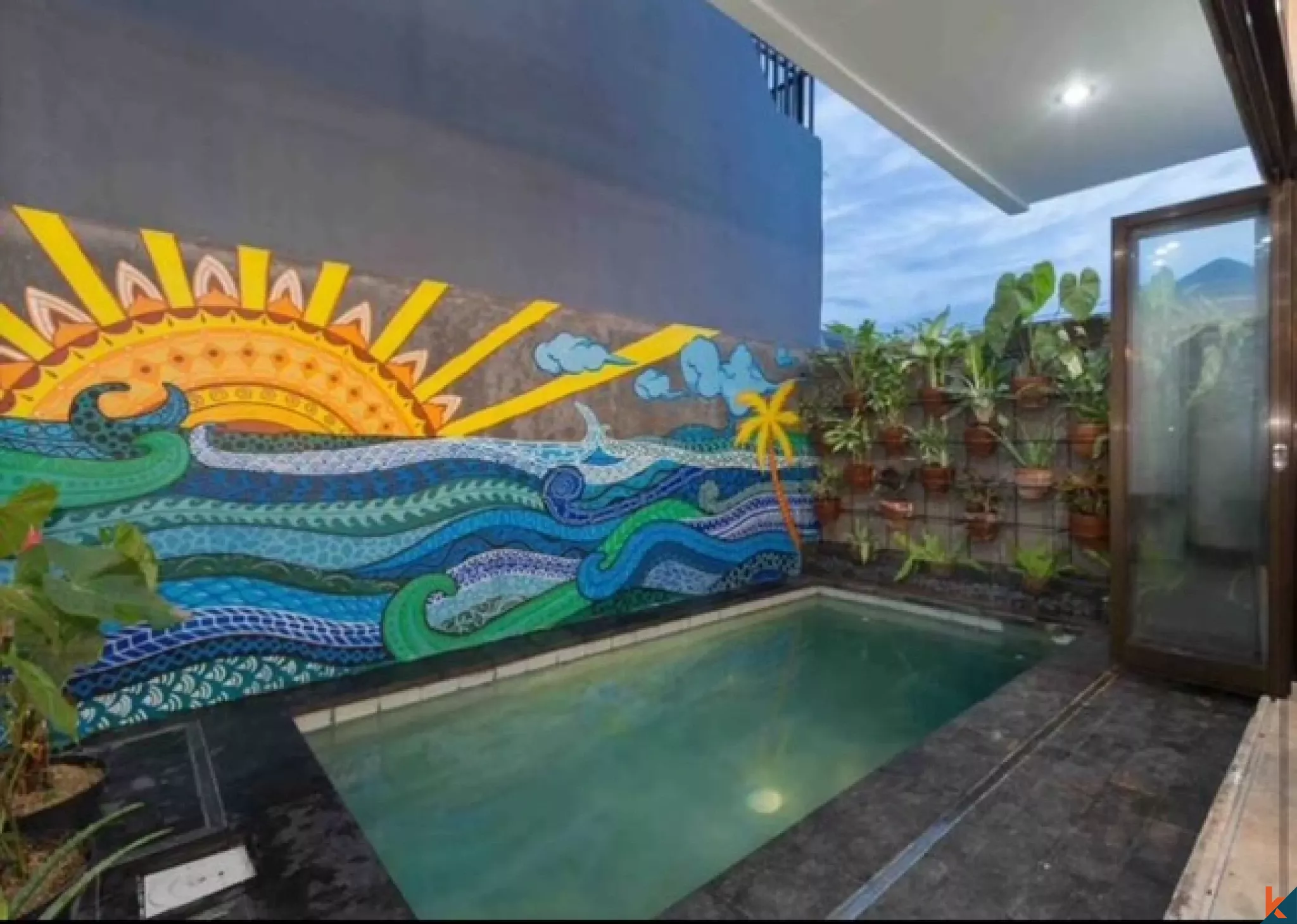 Compact three bedroom freehold villa for sale in residential area of Jimbaran