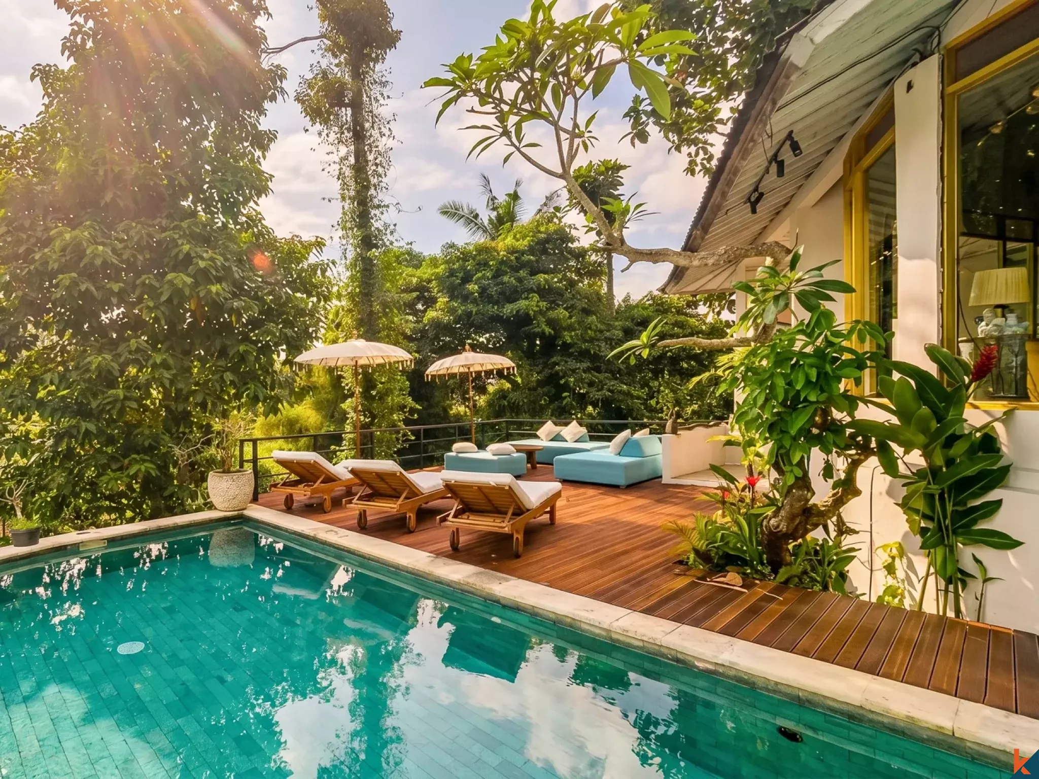 Artistic Long Leasehold Three Bedroom Property in Ubud